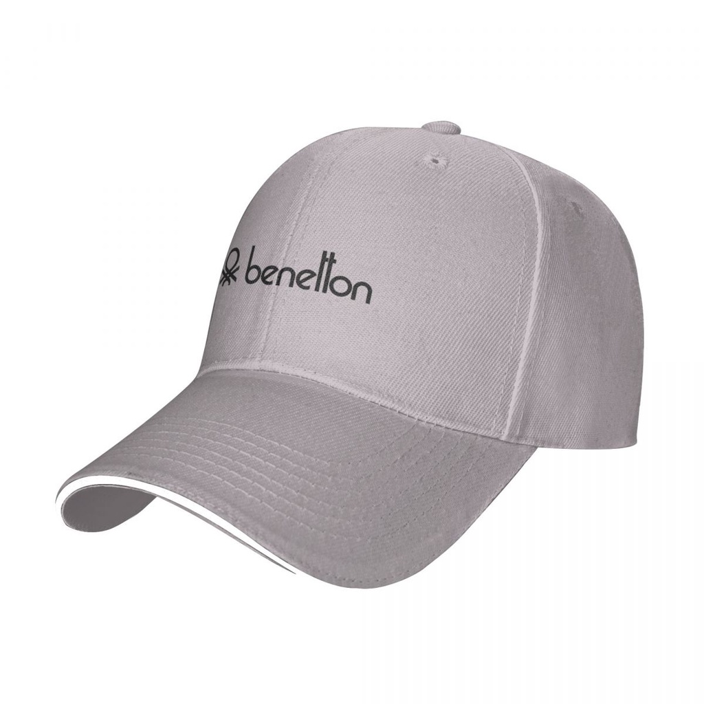 Benetton (3) หมวกเบสบอล ผ้าโพลีเอสเตอร์ กันแดด ปรับได้ สําหรับทุกเพศ ทุกวัย
