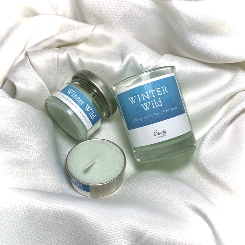 (❤️TZ7Z5G ลดทันที 40.-)เทียนหอม กลิ่น วินเทอร์ ไวลด์ – Soy Candle Winter Wild เทียนหอมไขถั่วเหลือง เทียน ของขวัญ