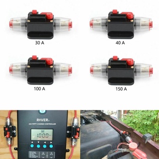 วงจรเบรกเกอร์ Inline 30A-150A วงจร 12V Dc รูปทรงหลอดไฟ