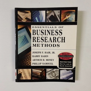 หนังสือ Essentials of Business Research Methods / Joseph F. Hair มือสอง