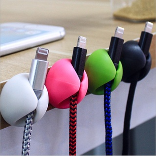 3/5/10 pcs อุปกรณ์คลิปหนีบสําหรับจัดเก็บสายเคเบิ้ลสายเคเบิ้ล USB