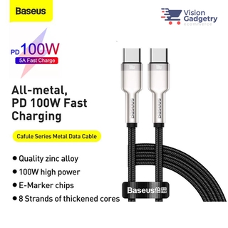 Baseus Cafule Series สายเคเบิล Type C เป็น Type C PD 100W QC 4.0 สําหรับโทรศัพท์มือถือ MacBook