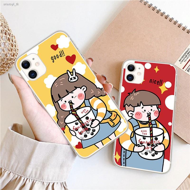 ۩❇❈Casing Samsung Galaxy A10 S A9 pro A8 2018 A7 2018 A6 plus M10 M40s M30 M30S M20 Soft Cover Couple mobile phone case