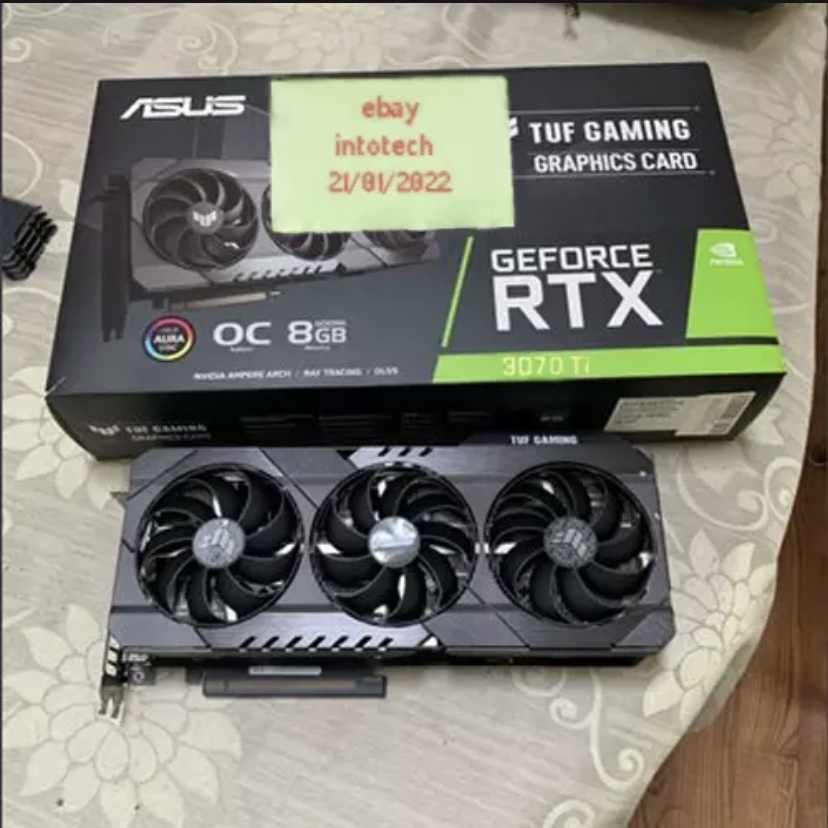 ASUS TUF Gaming geforce rtx 3070 TI OC 8gb GDDR 6x Graphics Card READ ...
