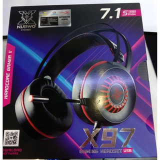 NUBWO X97 หูฟังเกมมิ่ง กับเสียงแบบ 7.1 Surround Sound GamingHeadset