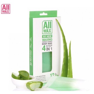 ออลแว๊กซ์ ผลิตภัณ์กำจัดขนรุ่นใหม่ (All Wax New Hair Removal Product) 12 PCS