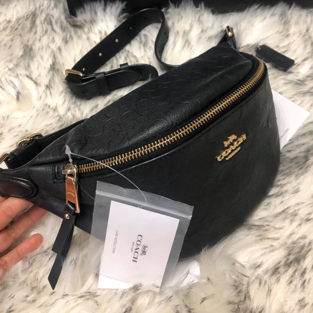 กระเป๋าคาดอก Coach หนัง มือ2 ของแท้