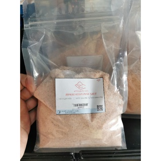 เกลือชมพูแท้ นำเข้าจากปากีสถาน Himalayan Pink salt ขนาด 1000 กรัม