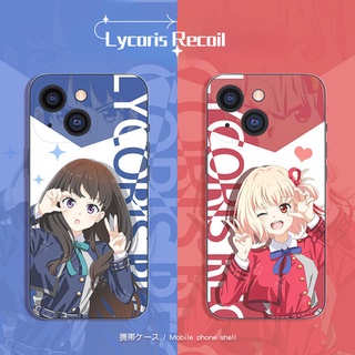 Lycoris Recoil phone case Kurumi anime Nishikigi Chisato shatter resistant Inoue Takina silicone new soft case cute walnut anime culture quadratic element personality custom protective case student