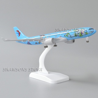 โมเดลเครื่องบินโลหะ Airbus A330 Woody Buzz Lightyear Painting สเกล 1:300 China Eastern Airliner