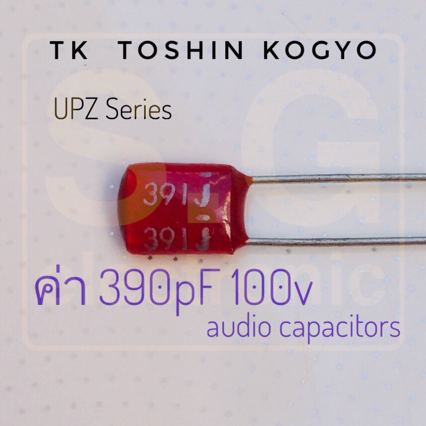 ((ชุด10ชิ้น)) C 390pF 100V TK audio capacitors Japan