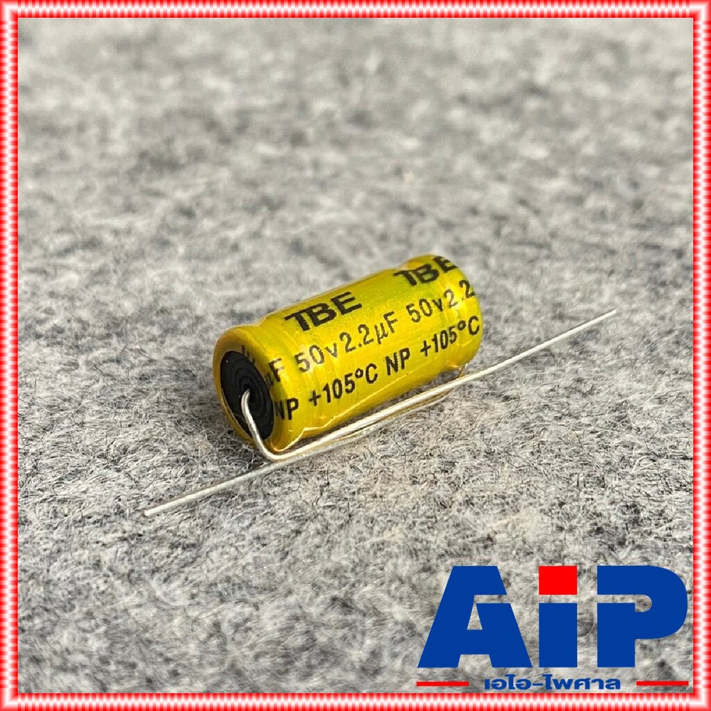 10ตัว 2.2uF 50V C ลำโพง สีทอง คาปาลำโพงเสียงแหลม ตัวป้องกันลำโพงเสียงแหลม คอนเดนเซอร์ ทอง คาปาซิเตอร์ลำโพง CAPACITOR ...