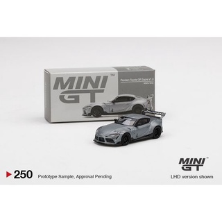 MiniGT No.250-R Pandem Toyota GR Supra V1.0 Matte Grey