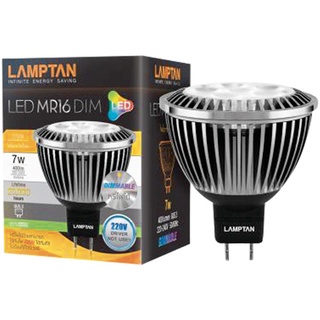 หลอดไฟ LED LAMPTAN MR16 DIM 7 วัตต์ GU5.3 WARMWHITE