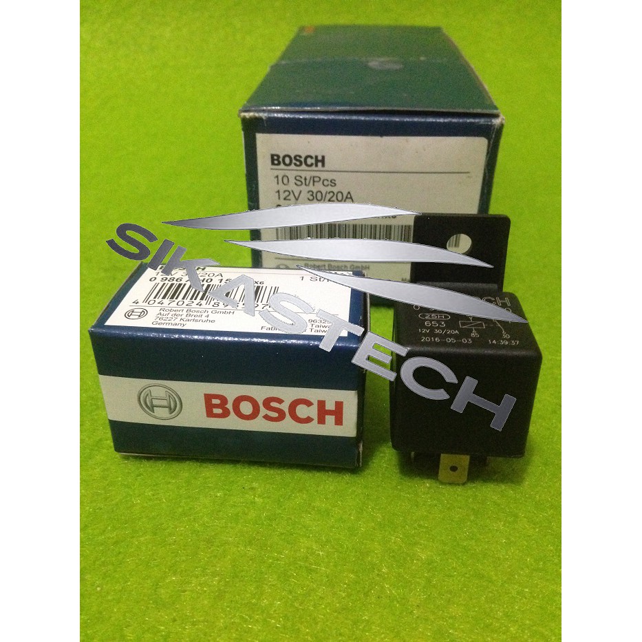CHANGE OVER RELAY 5 LEGS 12V 30/20A 0 9896 AH0 150 - HX6 BOSCH ORIGINAL