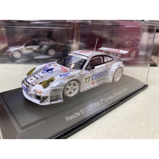 /43 ebbro porsche 911 GT3 RSR 2rd Le mans 2004