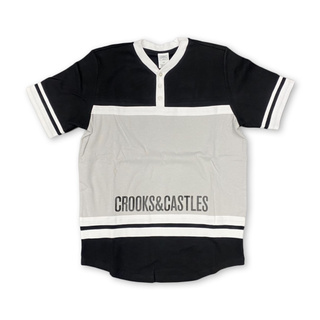 SLUM LTD - CROOKS AND CASTLES CC Henley Tee Black