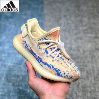 Original A_didas Yeezy Boost 350v2 Coconut รองเท้าวิ่งลําลอง สําหรับเด็ก