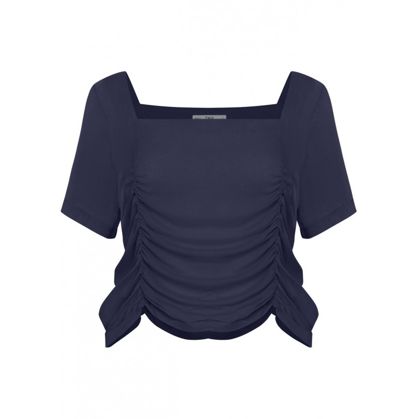 เสื้อคอปกสี่เหลี่ยมสีเขียว TT C265-2 WOMEN TNG