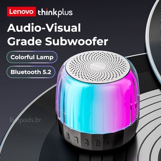 ลําโพงสเตอริโอไร้สาย Lenovo ThinkPlus K3 Plus BT 5.2 True Wireless Stereo Music Player พร้อมไมโครโฟน HD