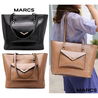 กระเป๋าสะพายไหล่ ใบใหญ่ MARCS SHOPPER WITH ENVELOPE CLUTCH BAG กระเป๋าสะพายใบใหญ่ดีไซน์ Casual