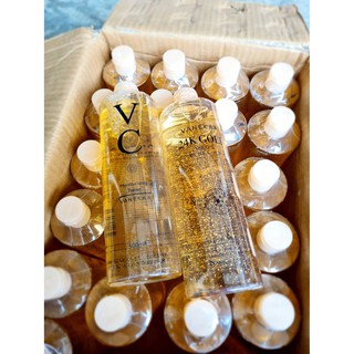 วานีก้าโทนเนอร์ทองคำ24k -โทนเนอร์VC ขวดใหญ่500ml (vanekaa)