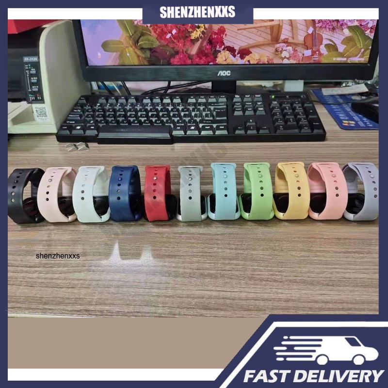 10 สี Macaron Smartwatch มาพร้อมสายซิลิโคน Monochrome สําหรับ smart watch Y68/D20/Y68PLUS/X6plus