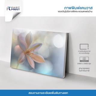 ภาพพิมพ์แคนวาสพรีเมี่ยม รูปดอกไม้ วิว ธรรมชาติ ตกแต่งบ้าน ความละเอียดสูง 2400x2400dpi