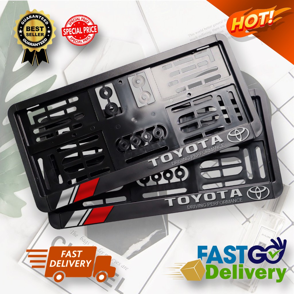 กรอบป้ายtoyota กรอบป้ายทะเบียน กรอบป้ายทะเบียนรถยนต์ กรอบป้ายทะเบียนโตโยต้า  กรอบป้ายTRD Sportivo กร