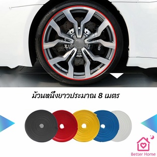 ยางแต่งขอบล้อแม็กซ์ ยางกันขอบโครเมี่ยยาง  ยางแต่งกันรอยล้อแม็ก car wheel protector