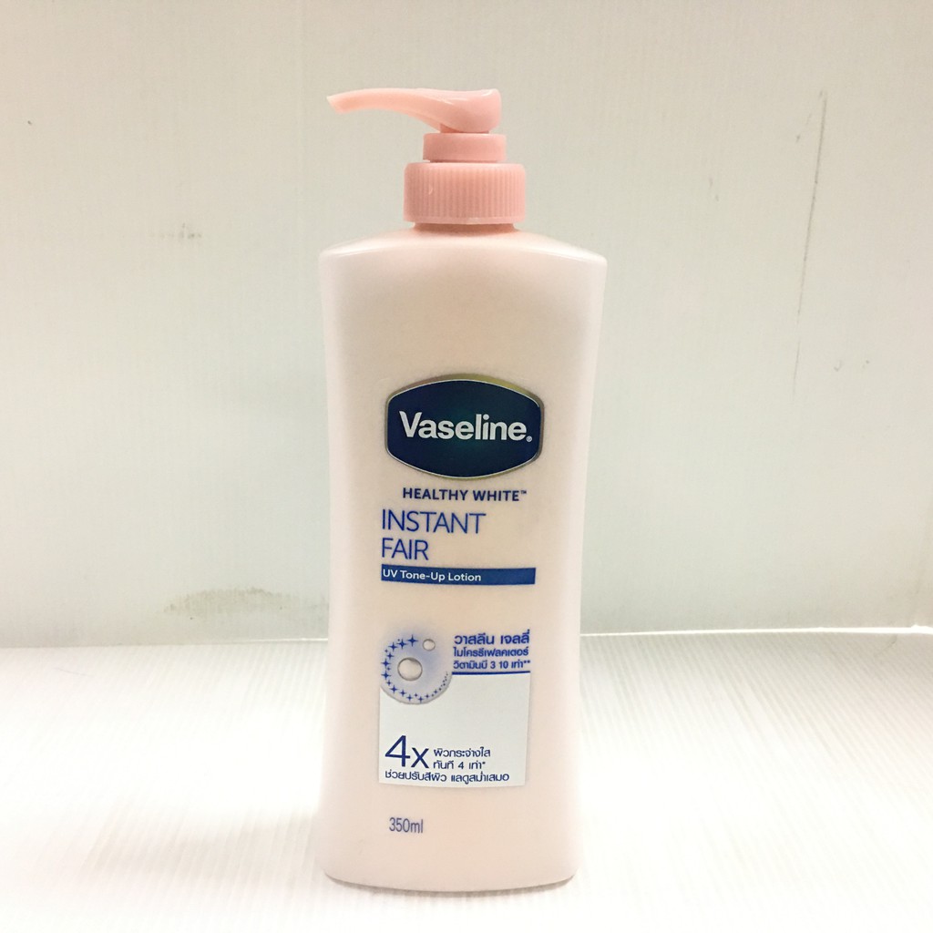 Vaseline Healthy White Instant Fair Serum วาสลีน วาสลีน เฮลธี้ ไวท์ อินสแตนท์  แฟร์ เซรั่มบำรุงผิวกาย 350 มล | Shopee Thailand