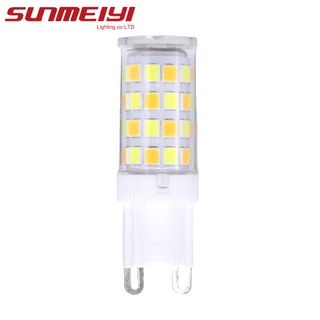 Sunmeiyi หลอดไฟสปอตไลท์ G9 LED AC220V SMD2835 Super Bright สามสี 1 ชิ้น