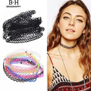 👍broadhappy🔥12 ชิ้น / เซ็ตผู้หญิงกลวงเชือกs สร้อยคอ  choker