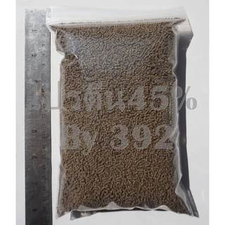 #ราคาถูก#อาหารกุ้งเบอร์3โปรตีน45%แบบเม็ดเล็กชนิดจมน้ำใช้สำหรับกุ้งปูกุ้งฝอย(กุ้งลงเดินระยะที่1 1.5-3.0กรัมขนาดบรรจุะ500