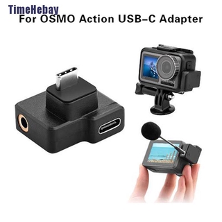 【THB】อะแดปเตอร์ Usb-c คู่ 3.5 มม. สําหรับ OSMO DJI CYNOVA OSMO Action