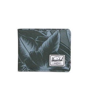Herschel Supply Co Roy Jungle Floral Green Bifold Wallet