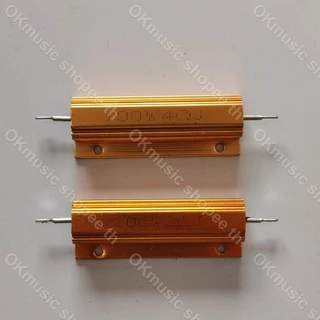 [สินค้าอยู่ไทยพร้อมส่ง] R 100w อลูมิเนียม มี 2โอม 4โอม ตัวต้านทานสายไฟแบบ RX24 2R 4R 2ohm 4ohm #035