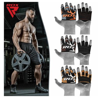 RDX ถุงมือยกน้ำหนัก weight lifting grips