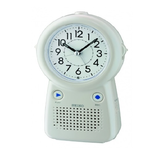 Seiko Recordable Alarm Clock  QHE158W QHE158L NEW Seiko Recorda