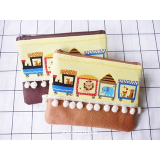 Happy train case กระเป๋าดินสอลายรถไฟ