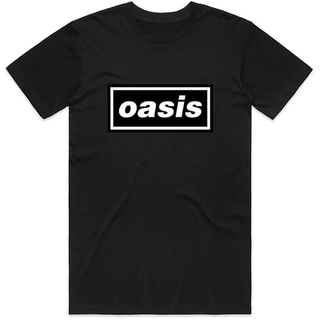 [COD]รายละเอียดเกี่ยวกับเสื้อยืด Oasis Classic Logo (สีดํา) - ใหม่ &amp; !S-5XL