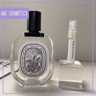 แท้💯%【🚛จัดส่งที่รวดเร็ว】 Diptyque Eau Rose EDT 2ml/5ml/10ml