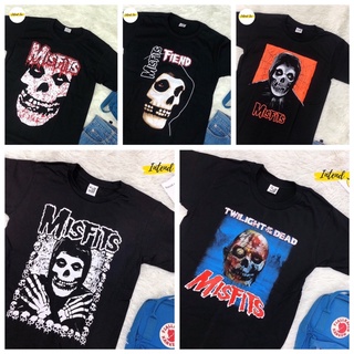 เสื้อวง Misfits พิมพ์หน้า หลัง