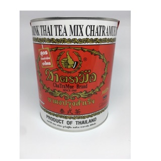 ชาตรามือ ชาไทย ชาแดง ชานม แบบกระป๋อง 450 กรัม