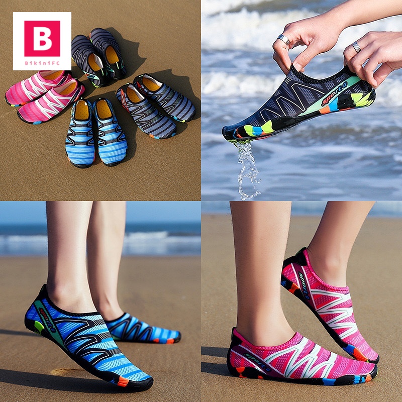 BikiniFC (Size 36-45) SB191 มี5สี Unisex รองเท้าเดินชายหาด เดินทะเล ดำน้ำ ว่ายน้ำ เซิฟ ออกกำลังกาย