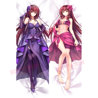 Scathach Fate Dakimakura ปลอกหมอน แบบนิ่ม ลายอนิเมะญี่ปุ่น Otaku ขนาด 50x150 ซม. สําหรับโซฟา เตียง DK2602