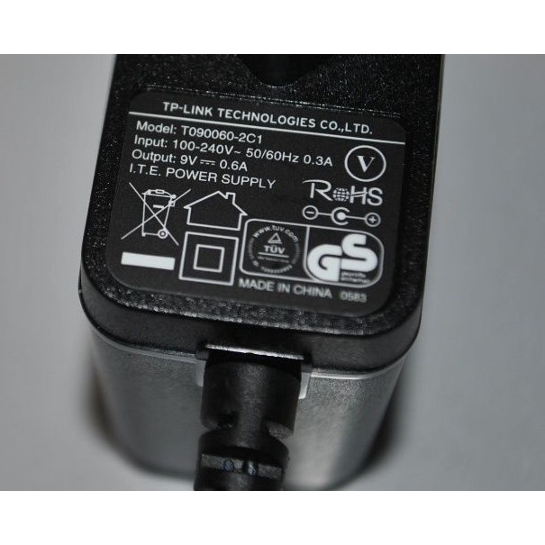 Power Adapter อะแดปเตอร์ TP-LINK 9V 0.6A (ของแท้ 100%)