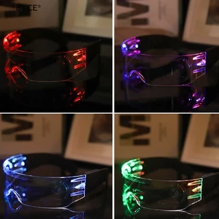 Byce แว่นตากันแดด เรืองแสง LED สไตล์พังก์ วินเทจ ผู้ชาย ผู้หญิง แฟชั่น ปาร์ตี้