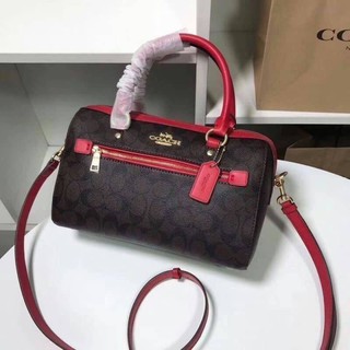 💥COACH FACTORY OUTLET ROWAN SATCHEL IN SIGNATURE BAG