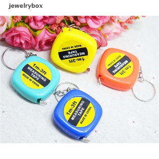 [jewelrybox] พวงกุญแจ ไม้บรรทัด เทปวัด แบบพกพา ขนาดเล็ก ยืดหดได้ 2 ชิ้น